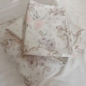 Vintage Full size fitted Sheet with 2 pillowcases Cannon
